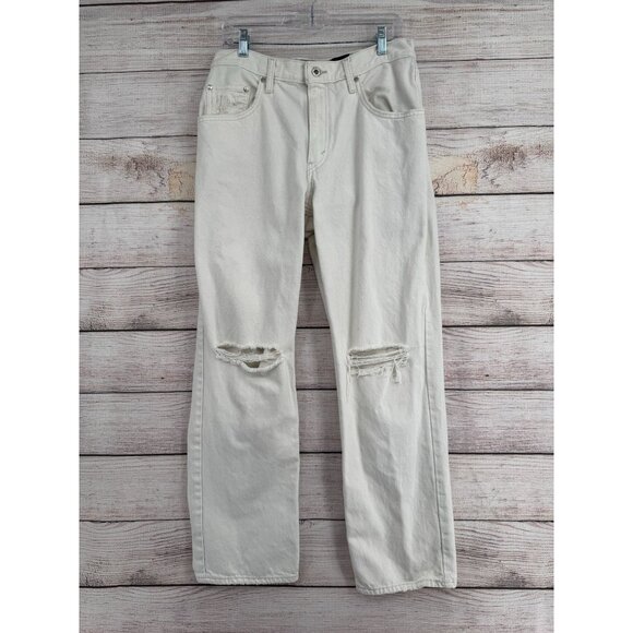Levi's Silvertab‎ '94 Baggy Distressed Jeans Women's 31x31 White - Picture 1 of 13